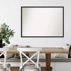 Specchio da parete rettangolare con cornice nera – Singolo