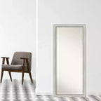 Specchio intero a colonna Silver Patina, Rettangolare, 1 persona