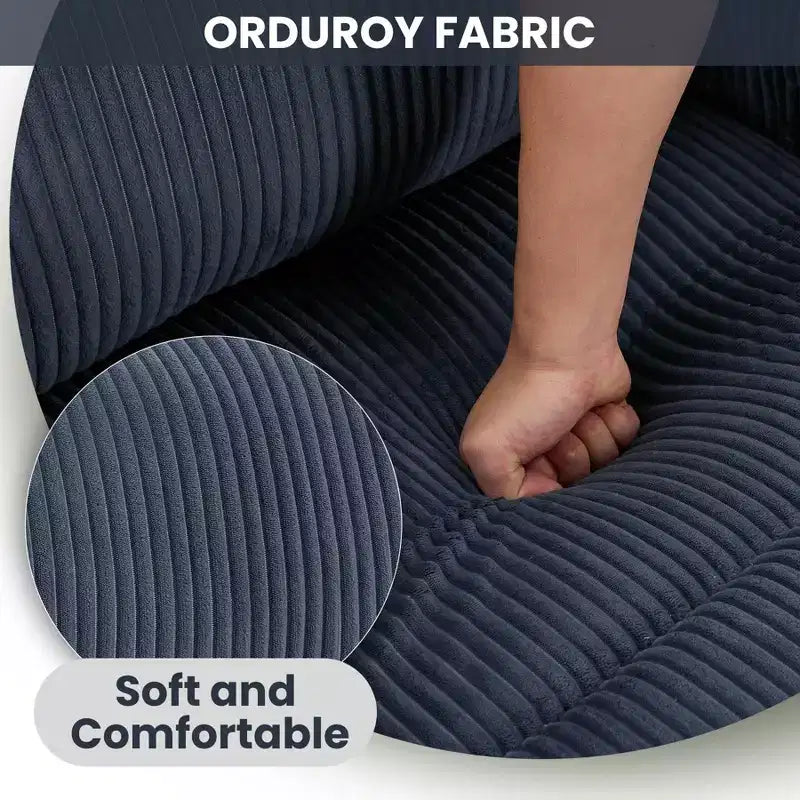 Poltrona reclinabile elettrica in velluto con massaggio e riscaldamento, 1 posto, verde avocado / marrone caffè / blu mare profondo / grigio discreto