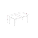 Set da pranzo rotondo con finitura ciliegio, legno e similpelle, 4 posti, 5 pezzi