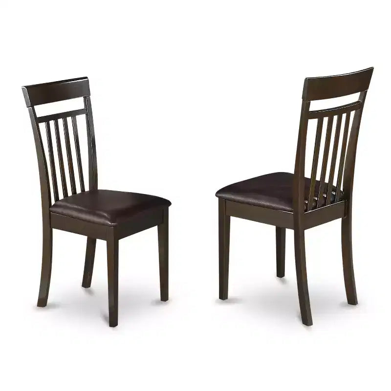 Set tavolo da pranzo quadrato in legno marrone, 3 pezzi, 4 posti