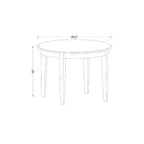 Set tavolo da pranzo quadrato in legno marrone, 3 pezzi, 4 posti