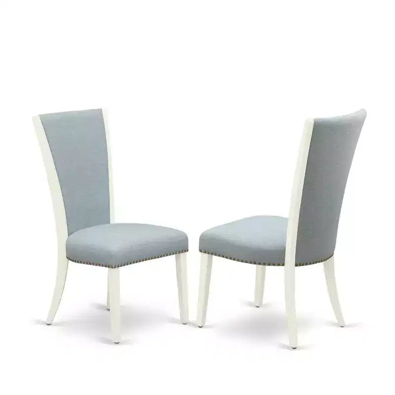 Set tavolo da pranzo rotondo in legno, marrone scuro, 6 posti, 7 pezzi