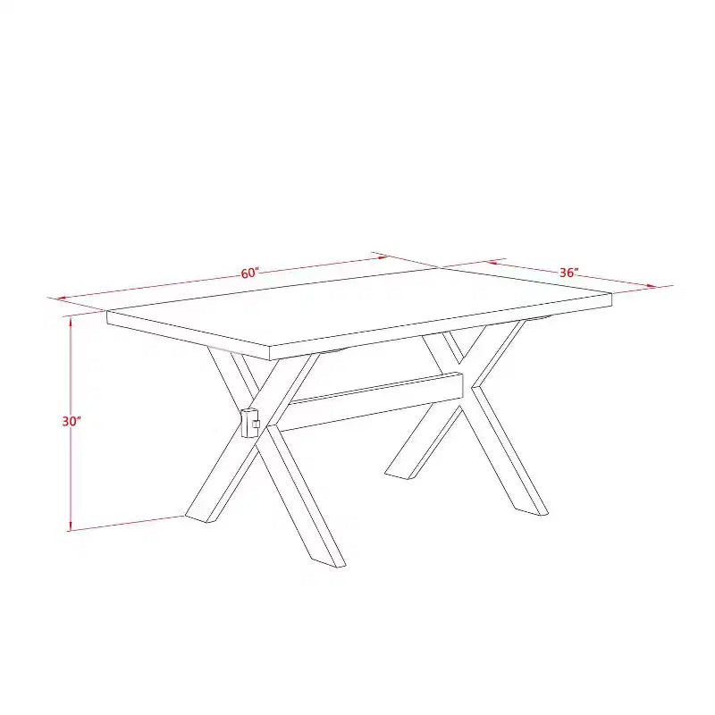 Set tavolo da pranzo rotondo in legno, marrone scuro, 6 posti, 7 pezzi