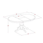 Set tavolo da pranzo ovale marrone in legno, sedie in similpelle con braccioli, 4 posti, 5 pezzi