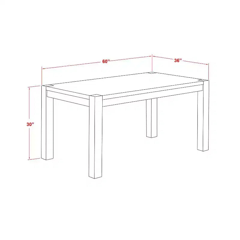 Set da pranzo 7 pezzi, effetto anticato marrone giacobino, 6 posti