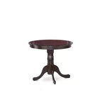 Set da pranzo cappuccino rotondo 5 pezzi, 4 posti a sedere