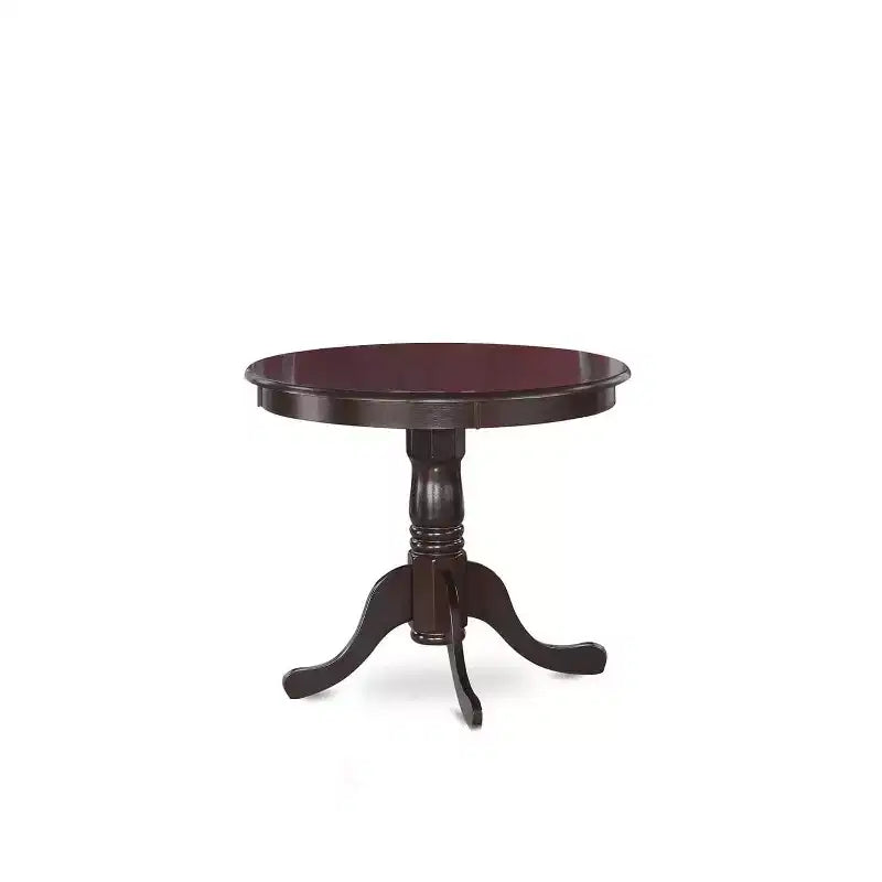 Set da pranzo cappuccino rotondo 5 pezzi, 4 posti a sedere