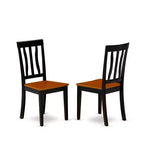 Set da pranzo rotondo Black & Cherry 5 pezzi, 4 posti a sedere