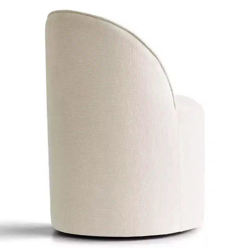 Sedia da pranzo con ruote in ciniglia – Set da 2 | Beige / Nero / Marrone / Verde salvia / Verde oliva / Terra / Brie