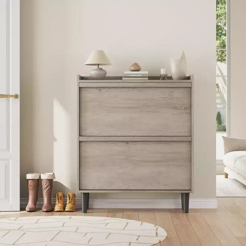 Scarpiera a cassetti a ribalta – Nero / Marrone / Grigio / Bianco / Color legno – Contiene 18–24 paia