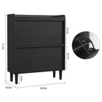 Scarpiera a cassetti a ribalta – Nero / Marrone / Grigio / Bianco / Color legno – Contiene 18–24 paia