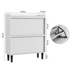Scarpiera a cassetti a ribalta – Nero / Marrone / Grigio / Bianco / Color legno – Contiene 18–24 paia