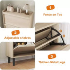 Scarpiera a cassetti a ribalta – Nero / Marrone / Grigio / Bianco / Color legno – Contiene 18–24 paia