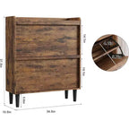 Scarpiera a cassetti a ribalta – Nero / Marrone / Grigio / Bianco / Color legno – Contiene 18–24 paia