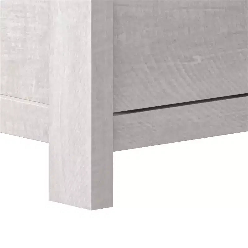 Comodino a 2 cassetti in rovere nero/rovere grigio polvere/rovere nodoso, set da 2
