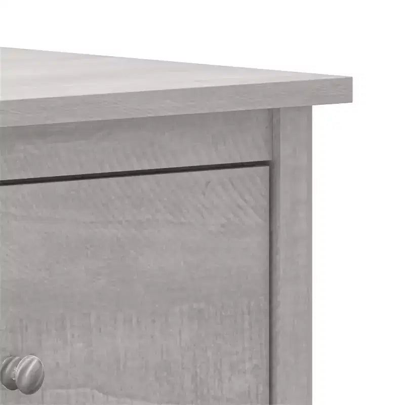 Comodino a 2 cassetti in rovere nero/rovere grigio polvere/rovere nodoso, set da 2
